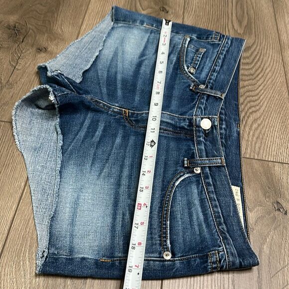 Rag & Bone Low Rise Cut Off Blue Jean Shorts‎ Size 28 - Picture 7 of 11